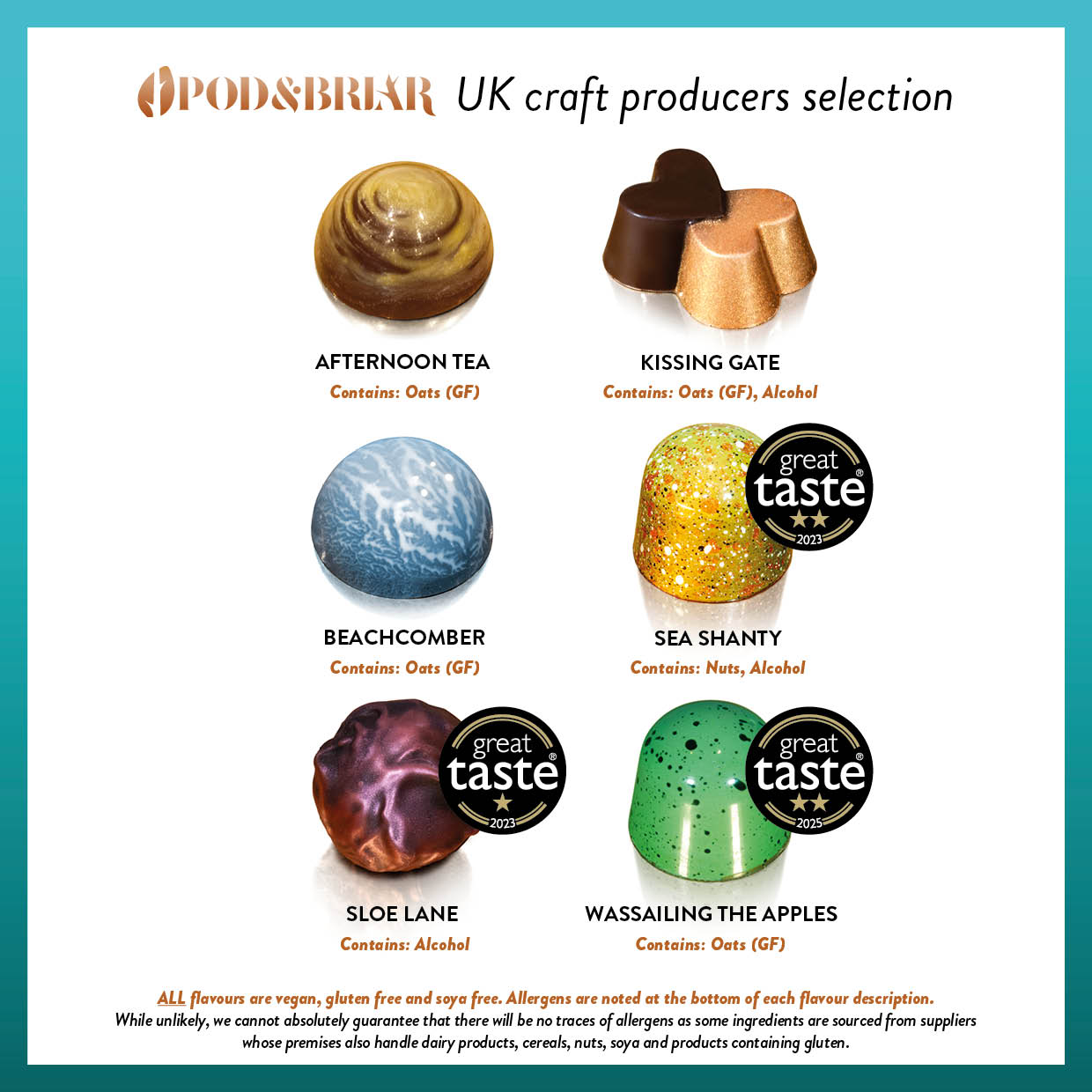 UK craft producers selection