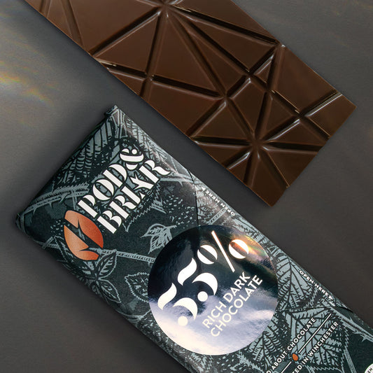55% rich dark chocolate bar 95g
