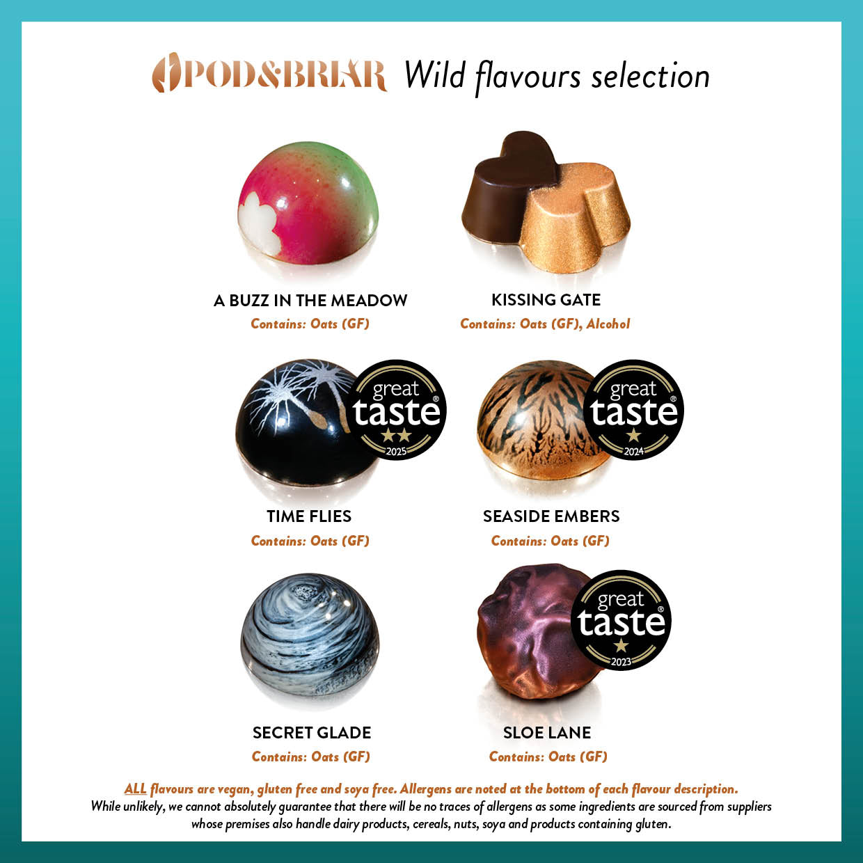 Wild flavours selection
