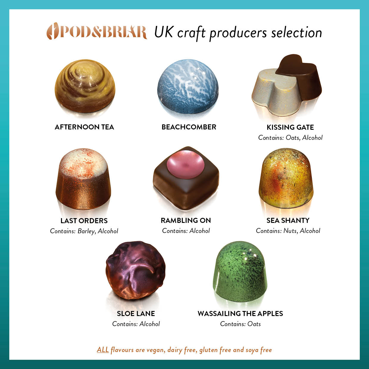 UK craft producers selection